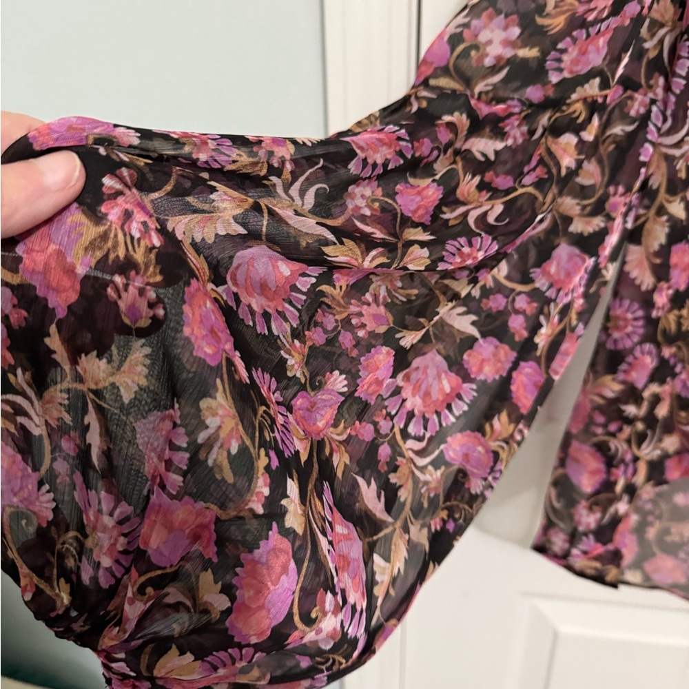 Misa LA Rosette Fleur Sheer Rosie Top *NEW WITH TAGS* - Picture 5 of 10